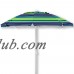 7' Caribbean Joe beach umbrella, double canopy windproof design with UV protection, with color matching carry case   